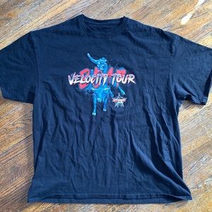 PBR 2017 Velocity Tour Graphic Rodeo Shirt Size L
